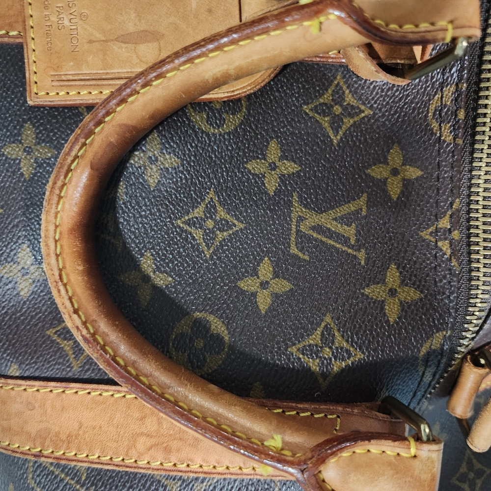 Authentic Louis Vuitton Brown and Gold Carry On Bag Monogram Canvas - Picture 11 of 16